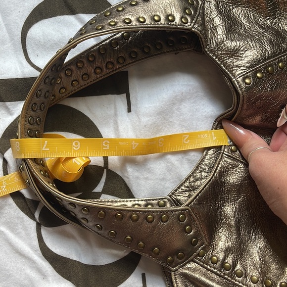 KOOBA metallic silver studded Marcelle hobo bag - Picture 14 of 14